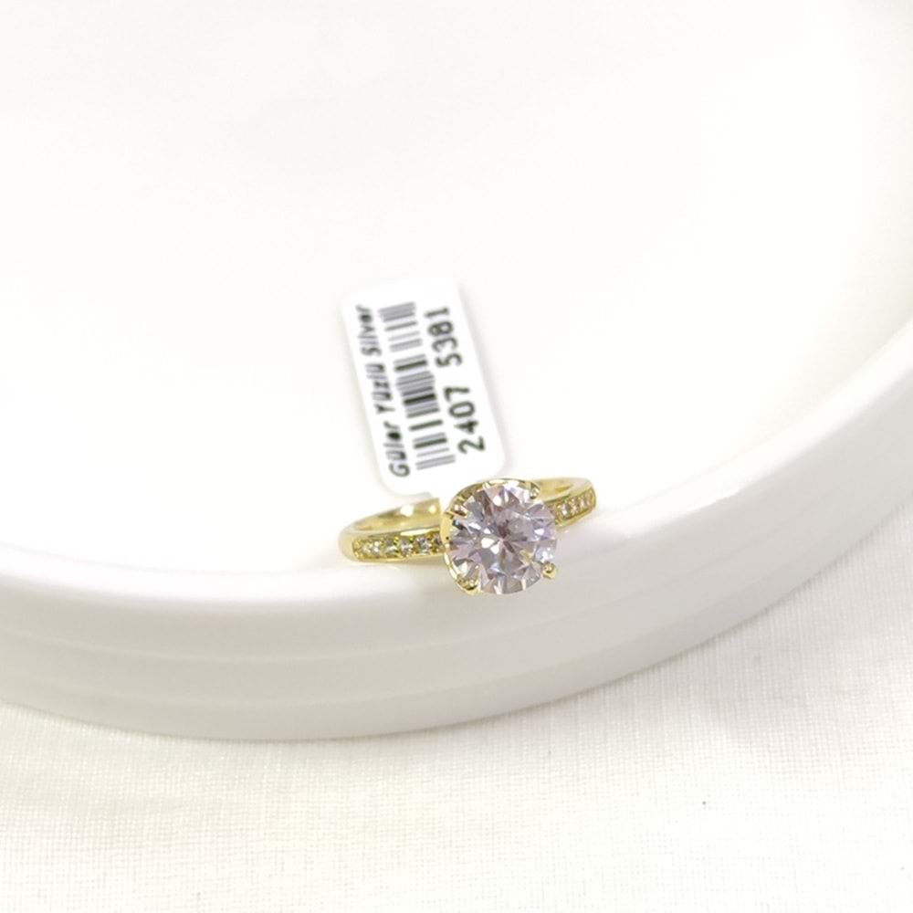 XUPING 8 MM TEKTAŞ YÜZÜK GOLD - 14