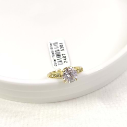 XUPING 8 MM TEKTAŞ YÜZÜK GOLD - 14