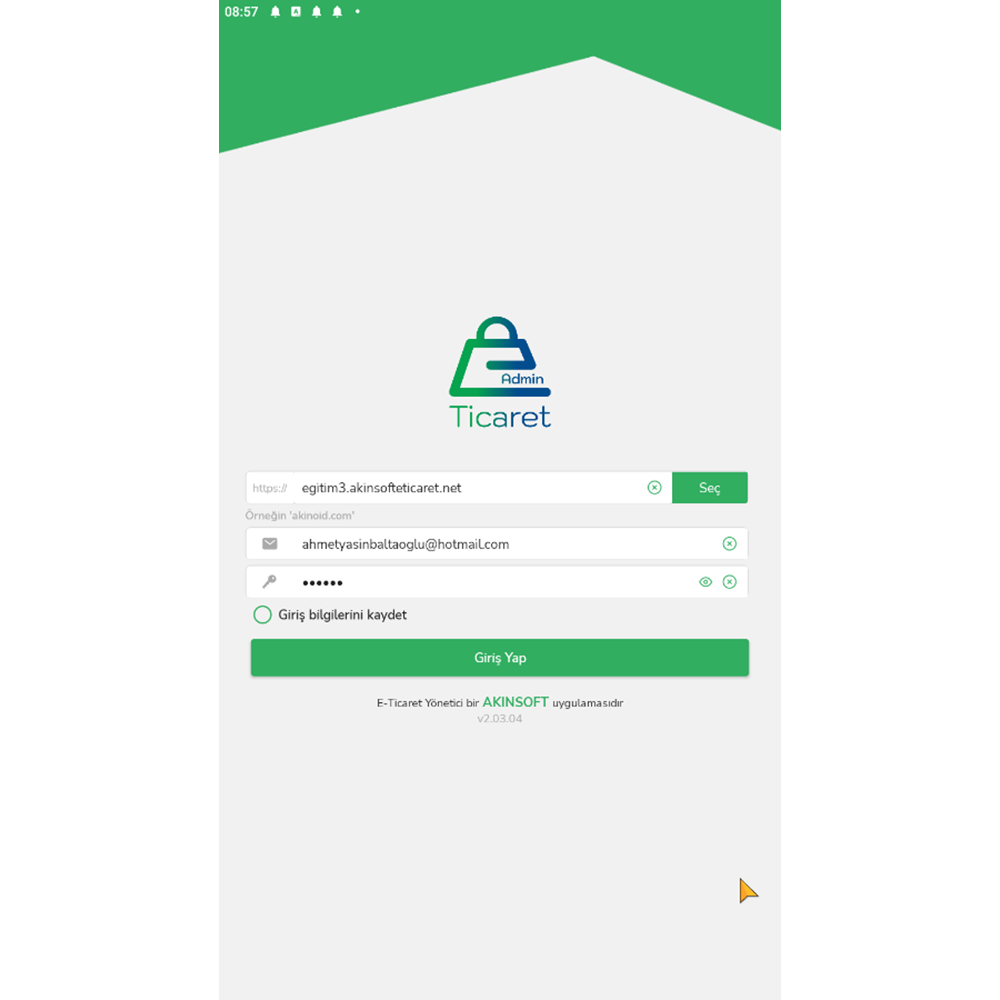 Varyant Testi Ana Stok - AKINSOFT - 39